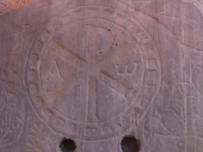 Chi-Rho on a gravestone